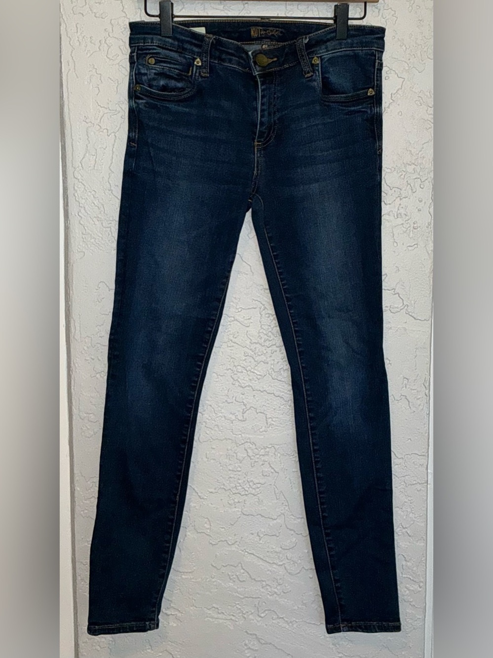 Kut from the Kloth Dark Indigo Tooth  Pick Skinny Jeans